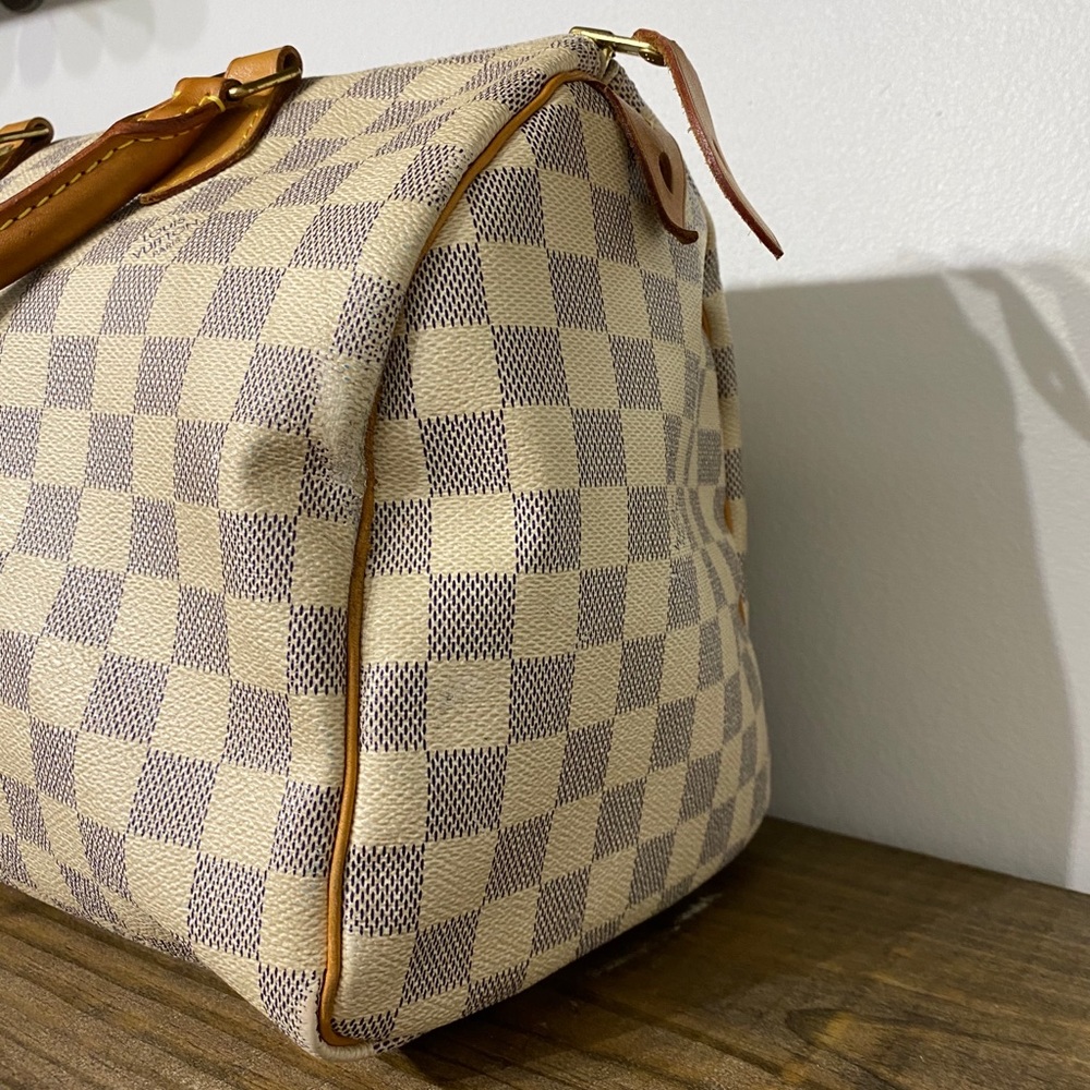 LOUIS VUITTON SPEEDY 30 IN DAMIER AZUR - Picture 3 of 13